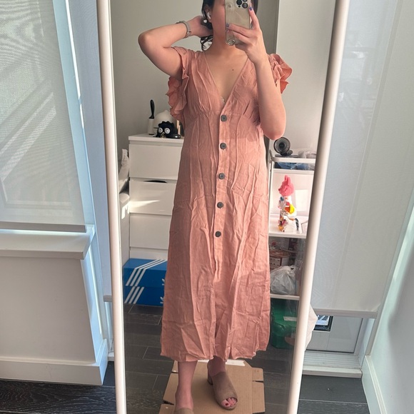 Zara Linen Dress - Picture 1 of 5